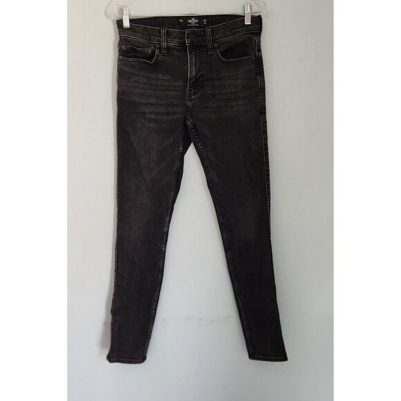 Hollister Jeans Slim Straight Advanced‎ Stretch Black Mens Size 29x32 EUC - Picture 2 of 11